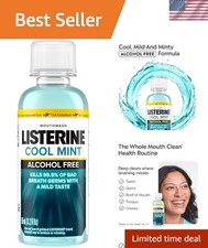 Travel-Friendly Alcohol-Free Mouthwash - Cool Mint, 3.2 fl oz for Bad Breath