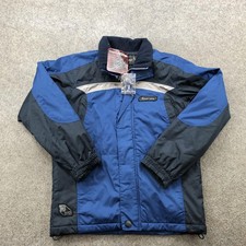 Scorpio Ungava Jacket Boys Medium Blue Black Insulated Ski Snow Winter T3 Polar