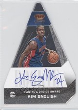 2012 Preferred Panini's Choice Award Rookies Silver 15/25 Kim English Auto 0f4