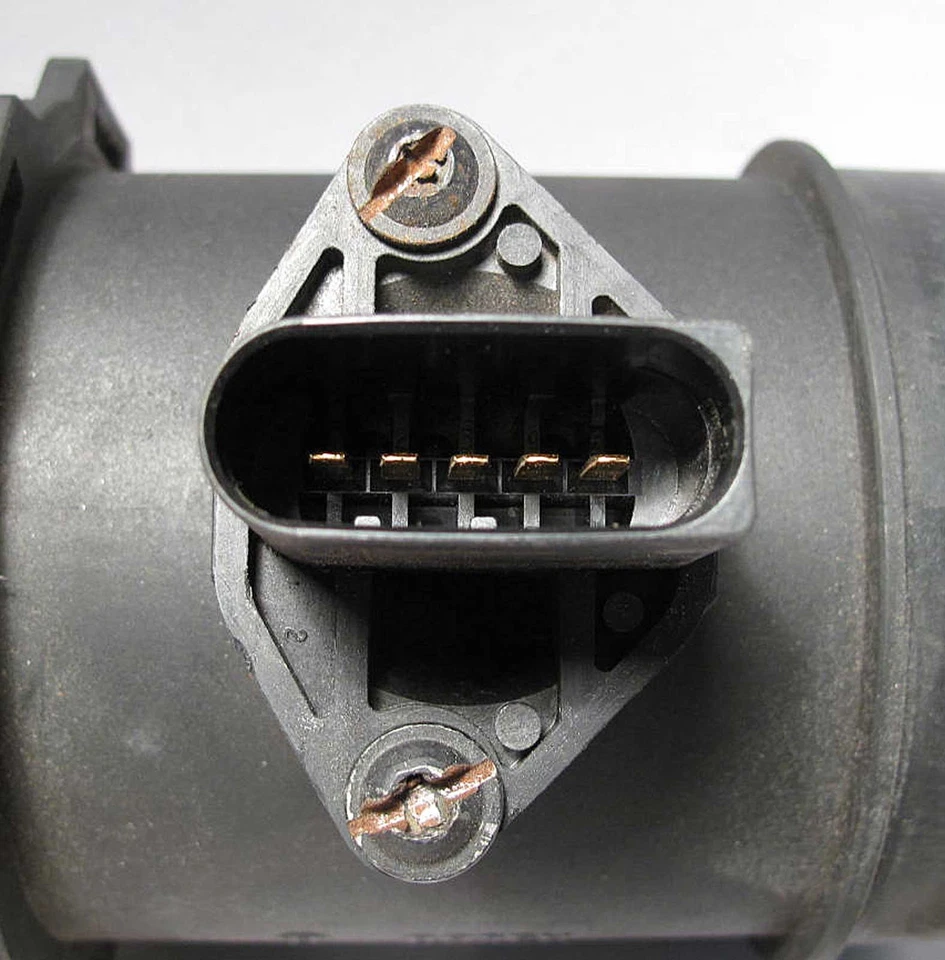 Medidor de flujo de masa de aire del motor BMW E39 E38 M62 V8 MAF AFM 1999-2003 USADO OEM Foto 2 de 4