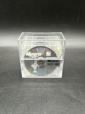 Memorex MD Digital Recording 80 Mini Disc Open Box Set Of 5 - 5 Disc