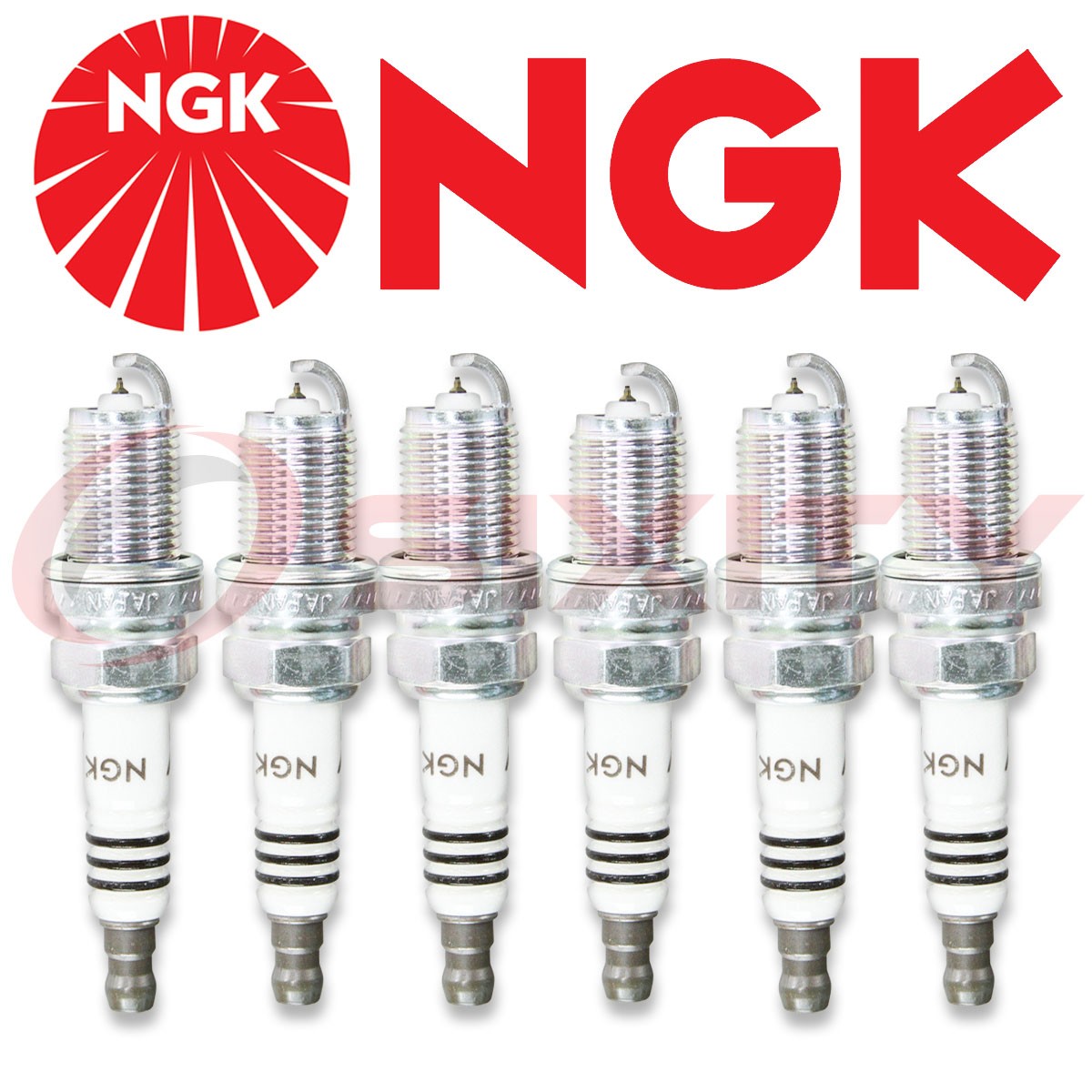 Set of 6 NGK Iridium 3764 Spark Plugs BKR6EIX-11