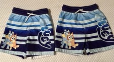 Bluey Swim Trunks, Toddler Size 3T, 2 Identical Pairs