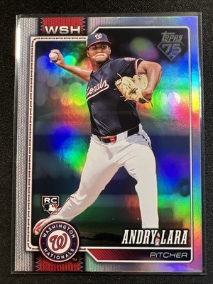 2026 Topps: Series One-Rainbow Foil #36 Andry Lara (RC)/Nationals/P    