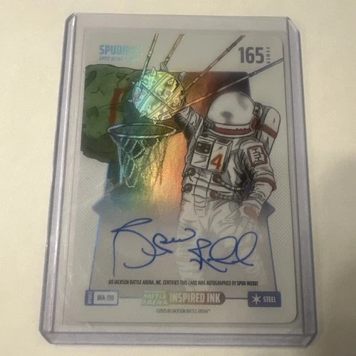 Bo Jackson Battle Arena SPUDNICK Steel Spud Webb Debut Auto BFA-159 Power 165