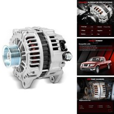 GDSMOTU 110 Amp/12 Volt, Alternator Nissan Frontier 4.0L 2005-2007 Adjustable