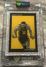 Pocket Mountz Stephen Curry LuckyMong Alpha Gen 1 3500 Canvas Marketing Rare