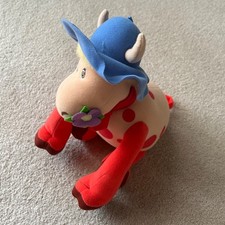 MAGIC ROUNDABOUT Vintage Talk 'n Sing ERMINTRUDE 9.5" Cow (Vivid 2004) WORKING