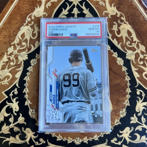 2020 Topps Update SSP Aaron Judge Jersey Number Variation #U15 PSA 10