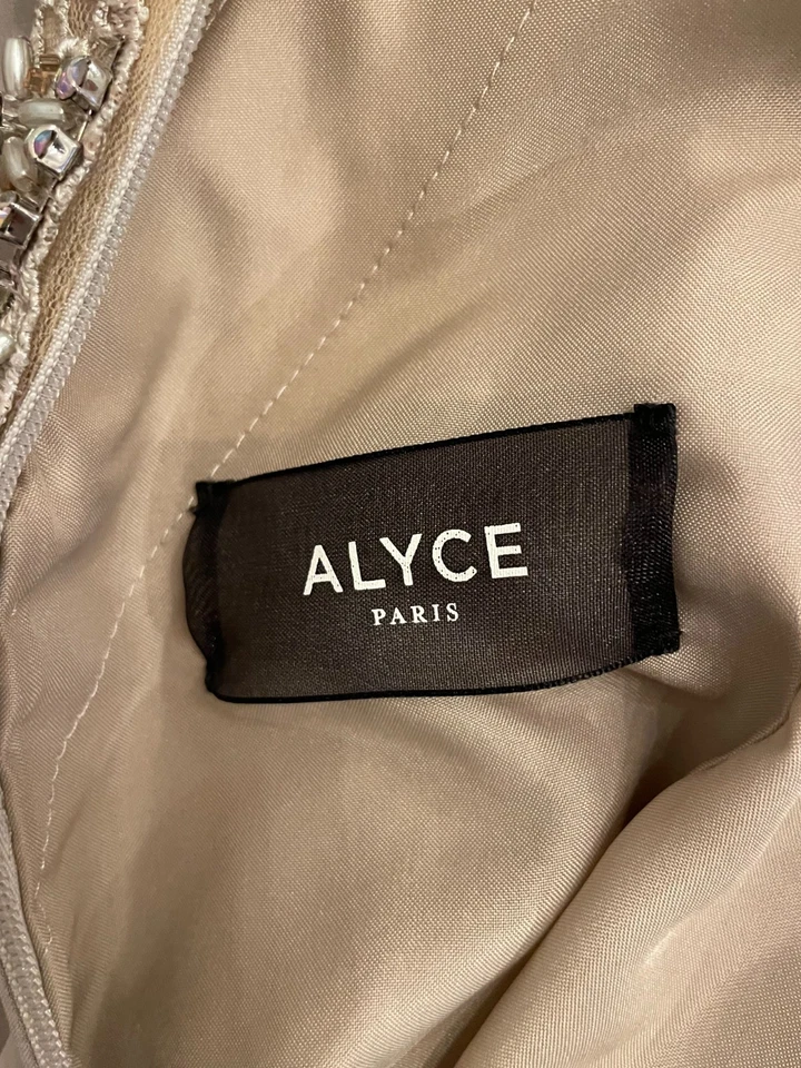 Vestido de noche Alyce Paris beige nuevo sin etiquetas talla XL Foto 4 de 4
