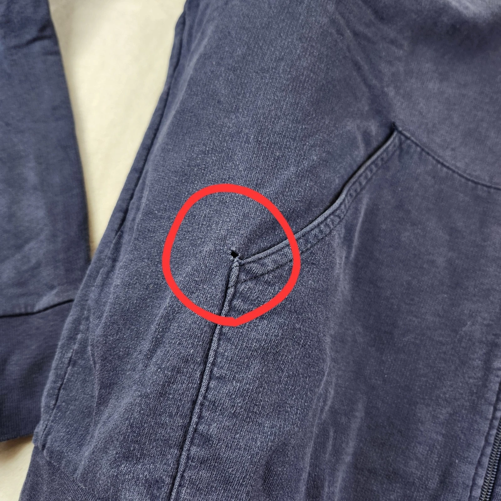 Vintage Less Than Jake Full Zip Track Jacket Mens Large Navy USA Made - product detail image 7