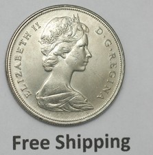 1969 Canada Nickel Dollar Uncirculated KM 76.1 Free Shipping