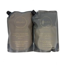 Bellami Moisture Restore Hair Extensions Shampoo Conditioner Refill 975 ml