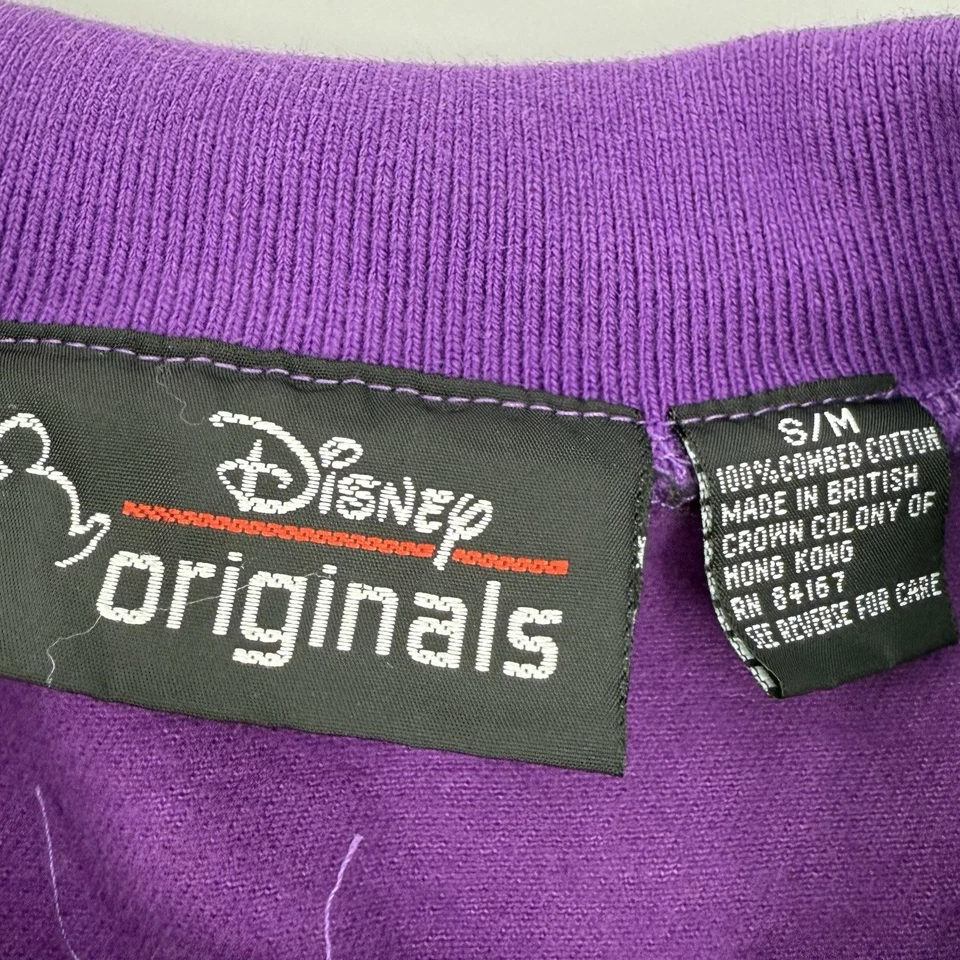 Moletom jeans feminino vintage Disney Originals colarinho roxo pequeno/médio anos 90 - Imagem 4 de 4