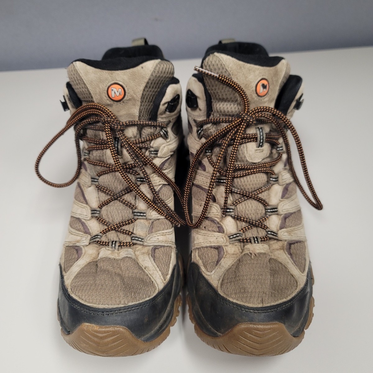 Merrell Mens Moab 3 Hiking Boots Size 14 Mid Brown Outdoor  display picture 3