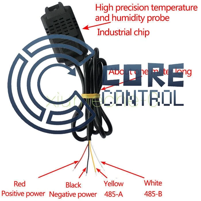 SHT20 Temperature Humidity Sensor Modbus RS485 High Precision Transmitter - Image 3 of 4