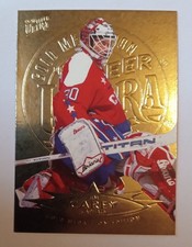 95 96 Fleer Ultra JIM CAREY Gold Medallion Edition Hockey Card - Washington