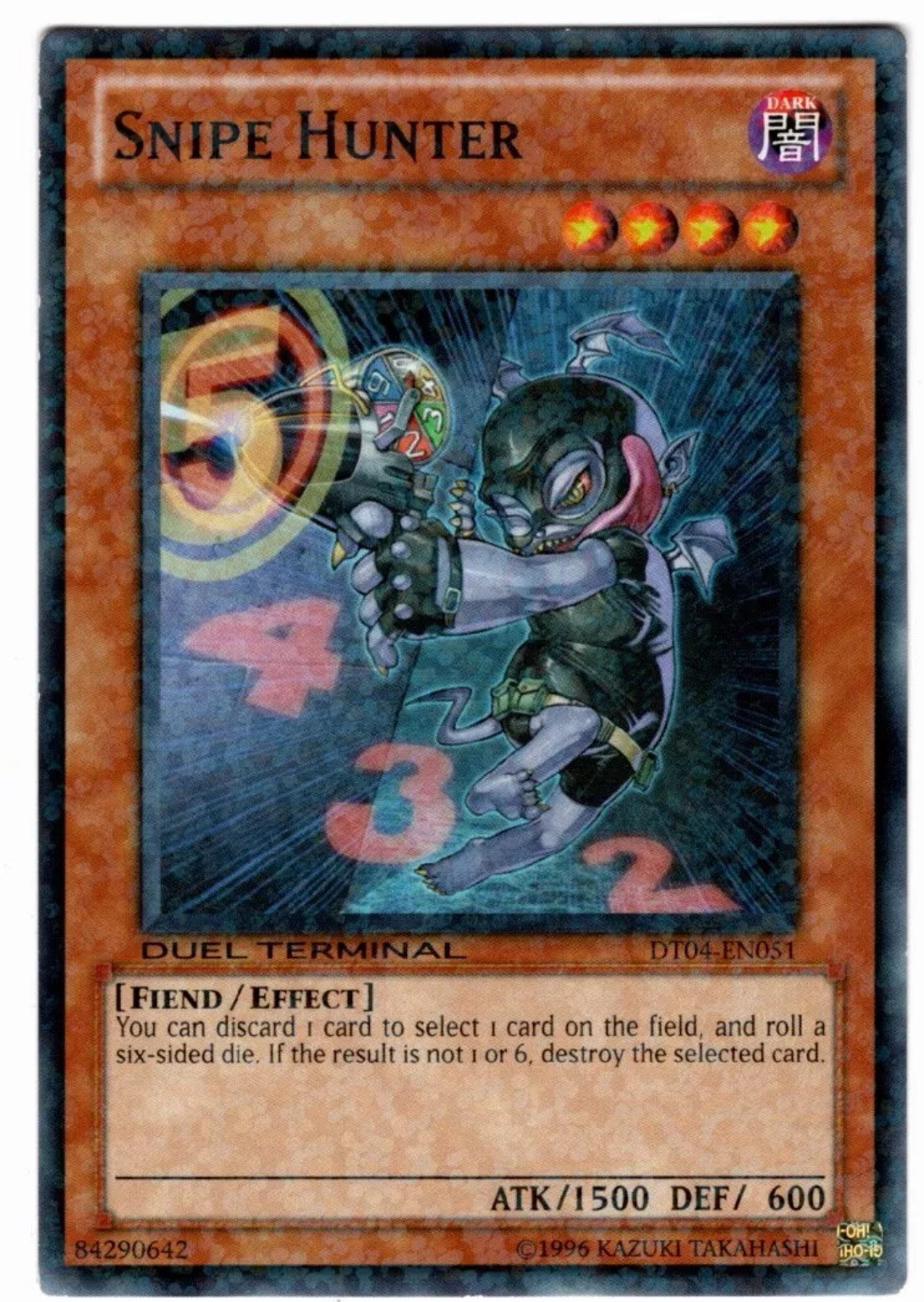Yu-Gi-Oh! Snipe Hunter Card - DT04-EN051 Duel Terminal 4 1st Edition Common - View #11