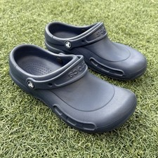CROCS Bistro Clogs M7 W9 Navy Blue Work Slip-Resistant Shoes