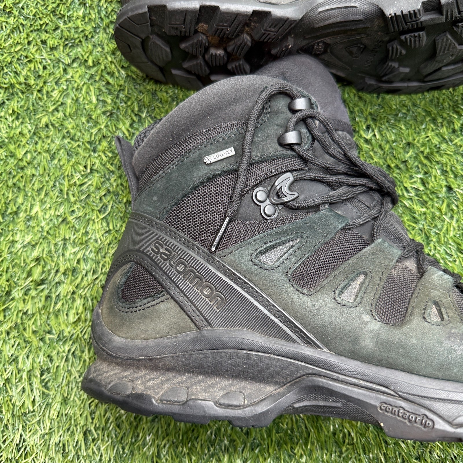 Stivali da trekking Salomon Quest 4d GTX uomo 14 verde nero forze 2 Goretex