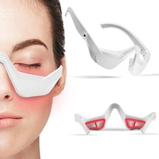 Red Light Therapy Glasses for Eyes - Relieves Dark Circles, Puffiness  Wrinkles