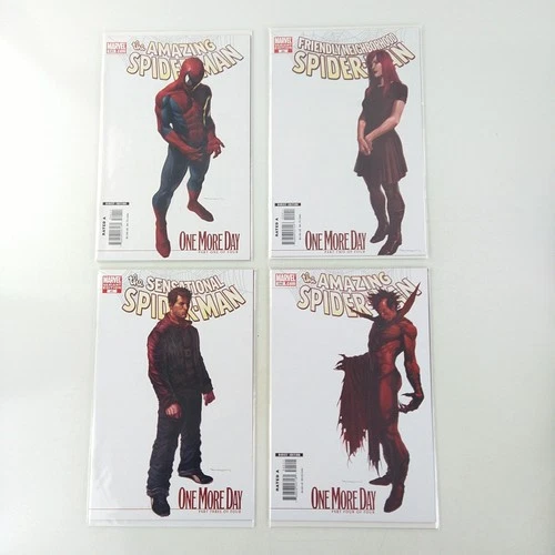 Spider-Man One More Day #1-4 Djurdjevic Variants Lot Set #544 24 41 545 VF/NM