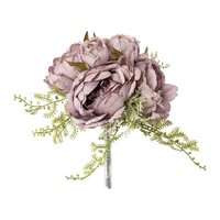 Kunstblume Peonienbouquet, 2Er Set, Farbe Flieder, HöHe Ca. 31 Cm