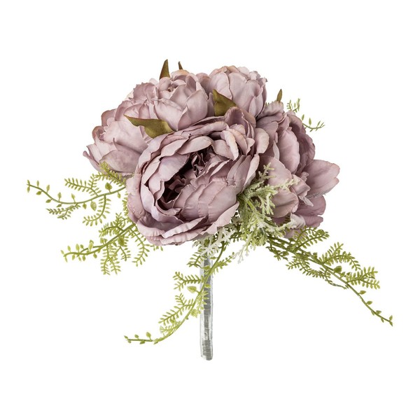 Kunstblume Peonienbouquet, 2Er Set, Farbe Flieder, HöHe Ca. 31 Cm-image