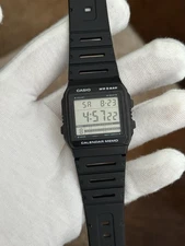 NOS Rare Vintage Casio W-49 Calendar Memo Men’s Digital Sport Watch JDM 1980s