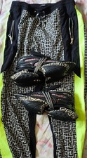 Balmain Unicorn Monogram Size 12(45) W/ Monogram Jogger Pants