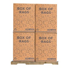 Stracci di maglia t-shirt colorati nuovi - scatole da 600 libbre | salviette pulizia industriale sfuse