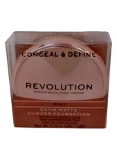 Makeup Revolution CONCEAL & DEFINE Satin Matte Powder Foundation P14.7 Sealed