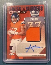 2024 Panini Rookies & Stars Dress for Success Audric Estime DFS-AEE /99 (AU, RC)