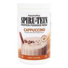 Spiru Tein Meal Replacement Shake High Protein Vitamins Cappuccino Flavor 1.1...