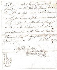 REVOLUTIONARY WAR CONTINENTAL ARMY MAJOR GENERAL JOHN SULLIVAN SIGNED PAY ORDER