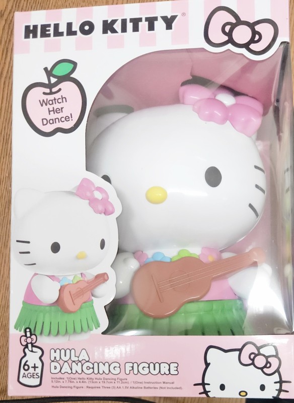 2024 HELLO KITTY Hula Dancing Figure Battery Operated Hawaiian Luau 🍍😸