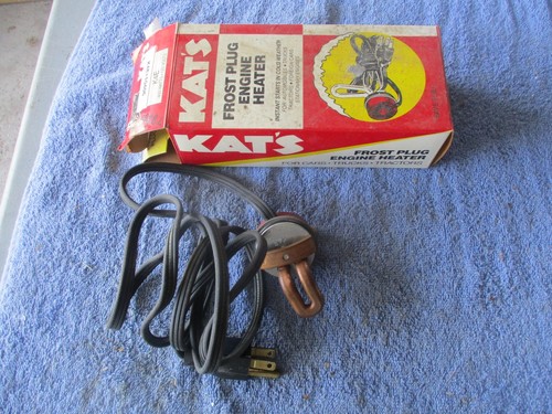 Vintage NOS new Engine Block Frost Plug Heater 400-Watt Kat's K4E / 10406