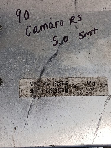 1989-1992 Chevrolet Camaro 5.0L Engine Computer ECM 1228746 ECU - Picture 2 of 4