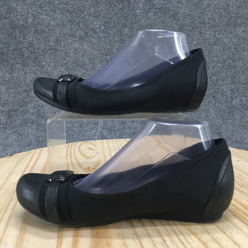 Zapatos Baretraps Mujer 8.5 M Markie Informales Sin Cordones Ballet Planos Tela Negra Foto 2 de 4