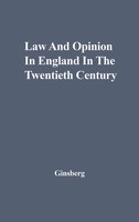 Unknown | Law And Opinion In England In The Twentieth Century. | Buch | Englisch