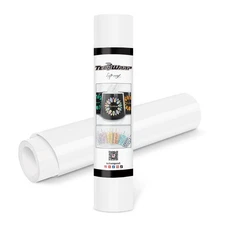 Permanent Adhesive Vinyl 12" x 10ft Glossy White