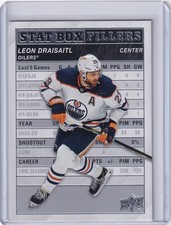 2023-24 Upper Deck Series 1 Stat Box Filler #SB-11 Leon Draisaitl - Oilers