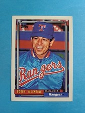 Bobby Valentine 1992 Topps Baseball Card # 789 J9348
