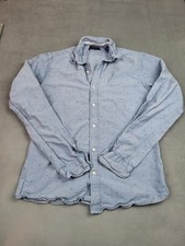 Scotch  Soda Shirt Mens Medium Button Up Long Sleeve Classic Triangle Print