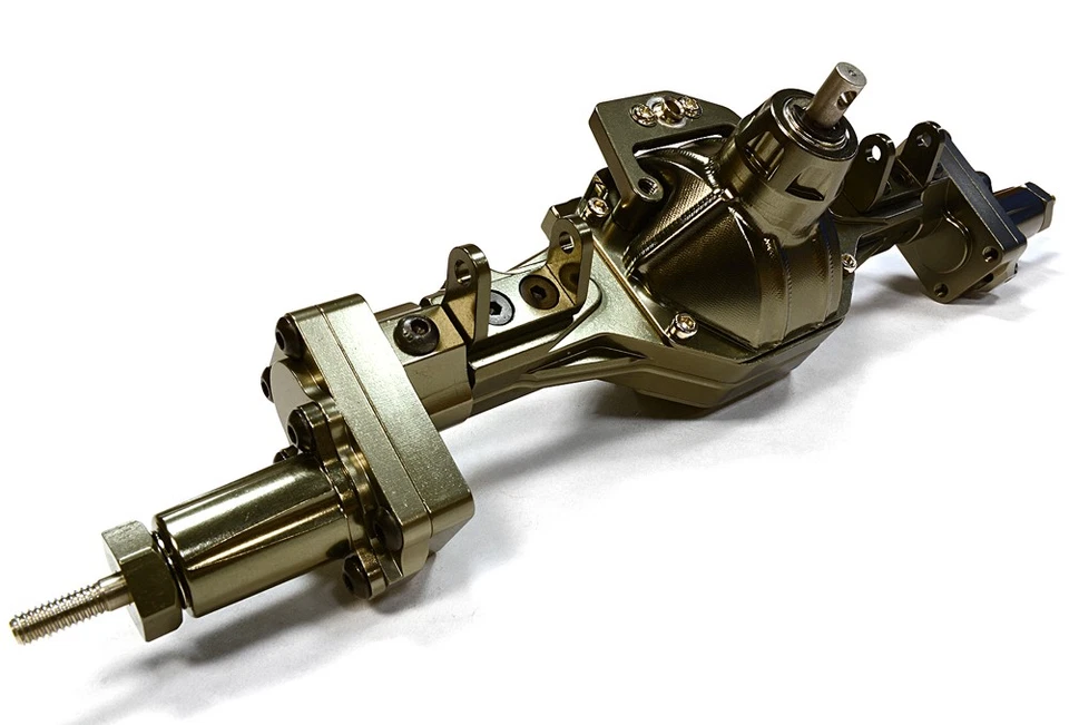 Eje trasero completo T5 Hi-Lift caja de cambios para SCX-10, Dingo, Honcho y Jeep Foto 2 de 4