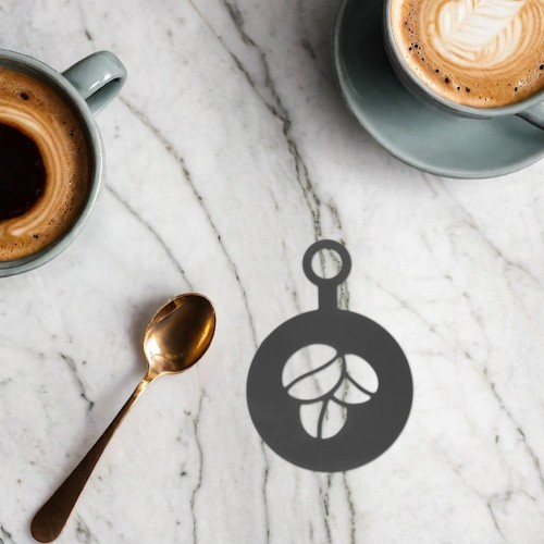 4 Pcs Coffee Latte Art Mold Molds Stencil Making Tools Templates - Picture 10 of 12
