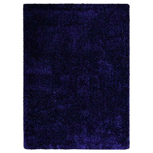 Eco-Friendly Hand Tufted Shag Polyester Area Rug Solid Blue BBH Homes - Picture 22 of 80