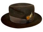 Vintage Stetson Fedora Sovereign Mens Brown Chocolate Mink Royal De Luxe 7 1/4 
