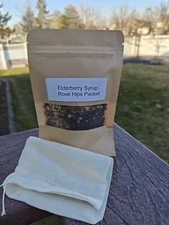 Organic Elderberry Syrup Kit - Makes Approximately 30 oz ( 1 quart) DIY