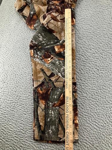 Wrangler Jeans Boys 10 Brown Realtree Fusion 3-D Camo Hunting Double Knee Kids - Picture 9 of 20